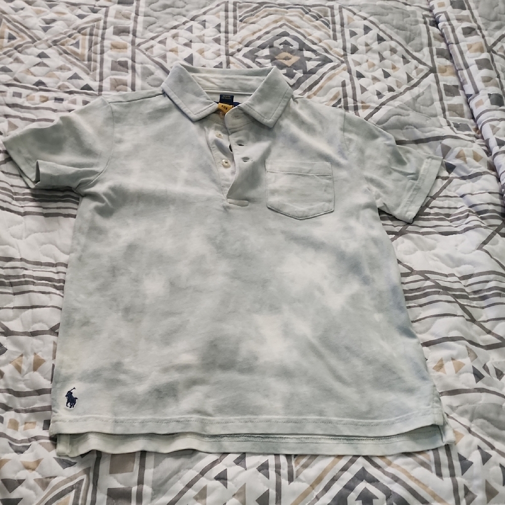 Polo by Ralph Lauren Classic White And Mint Green Shirt